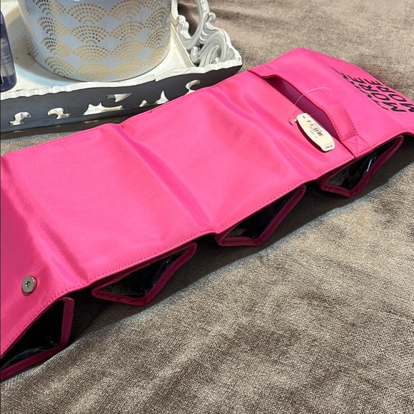 NWT Victoria's Secret Expandable Pink Bag Cosmetic Bag - Picture 9 of 11